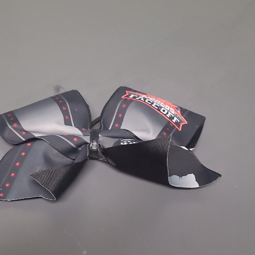 Stylish Black and Red Bow Tie